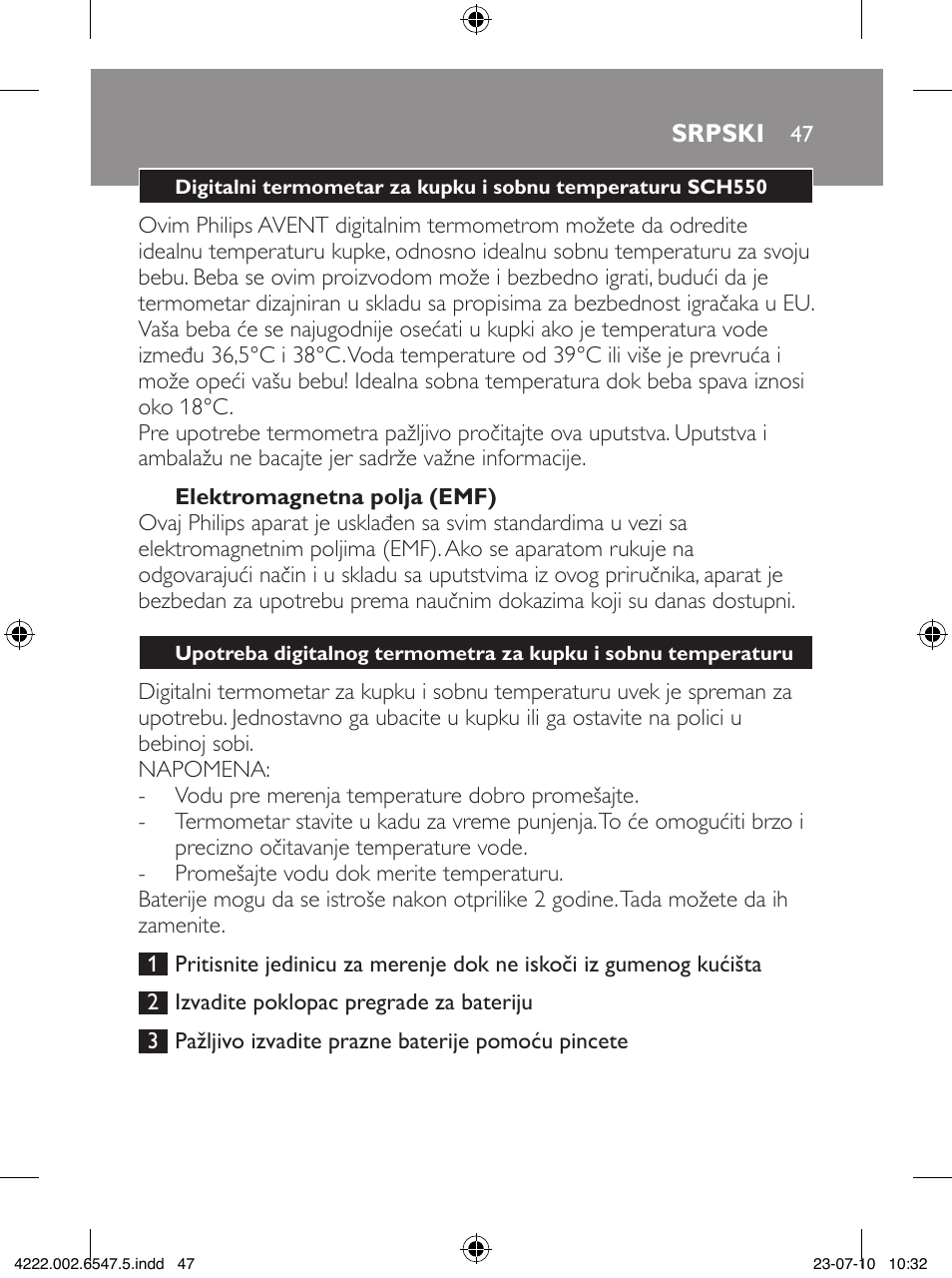 Philips SCH550 User Manual | Page 47 / 54