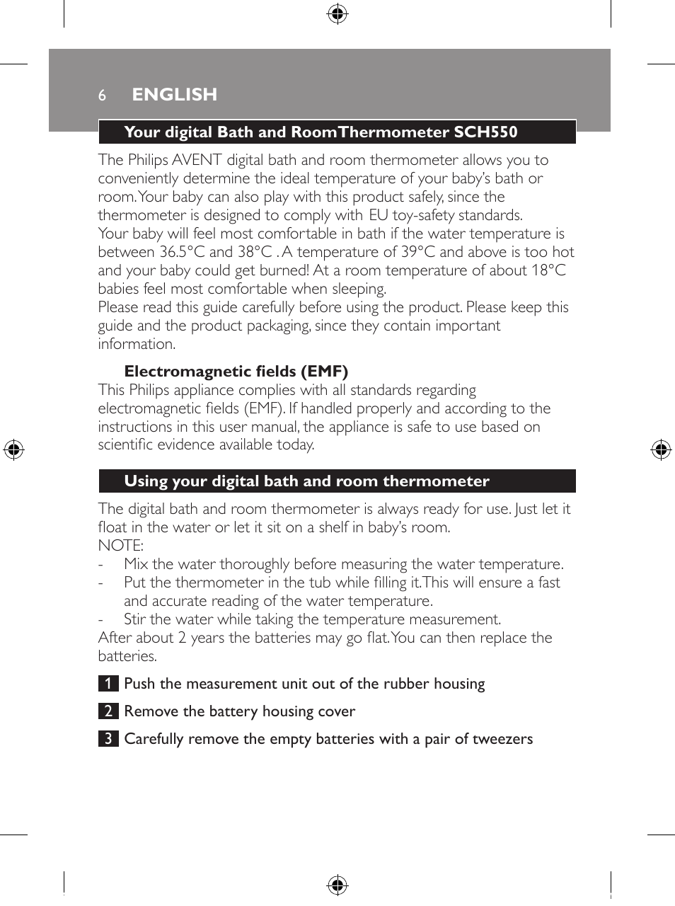 Philips SCH550 User Manual | Page 6 / 54