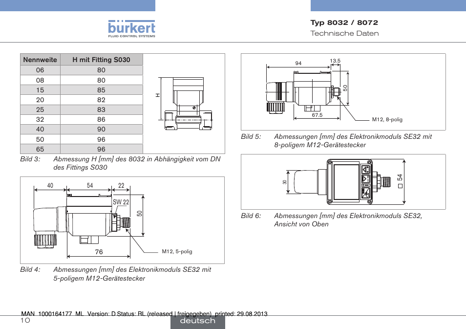 Burkert Type 8072 User Manual | Page 58 / 142