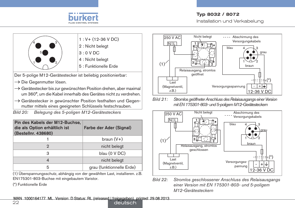 Burkert Type 8072 User Manual | Page 70 / 142