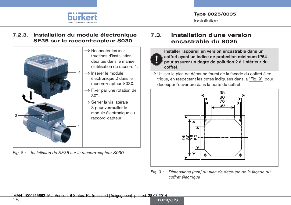 Burkert Type 8035 User Manual | Page 134 / 174