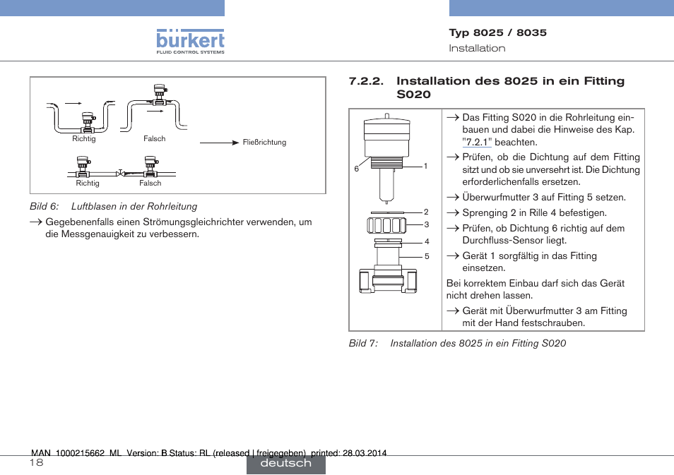 Bild 6 | Burkert Type 8035 User Manual | Page 74 / 174