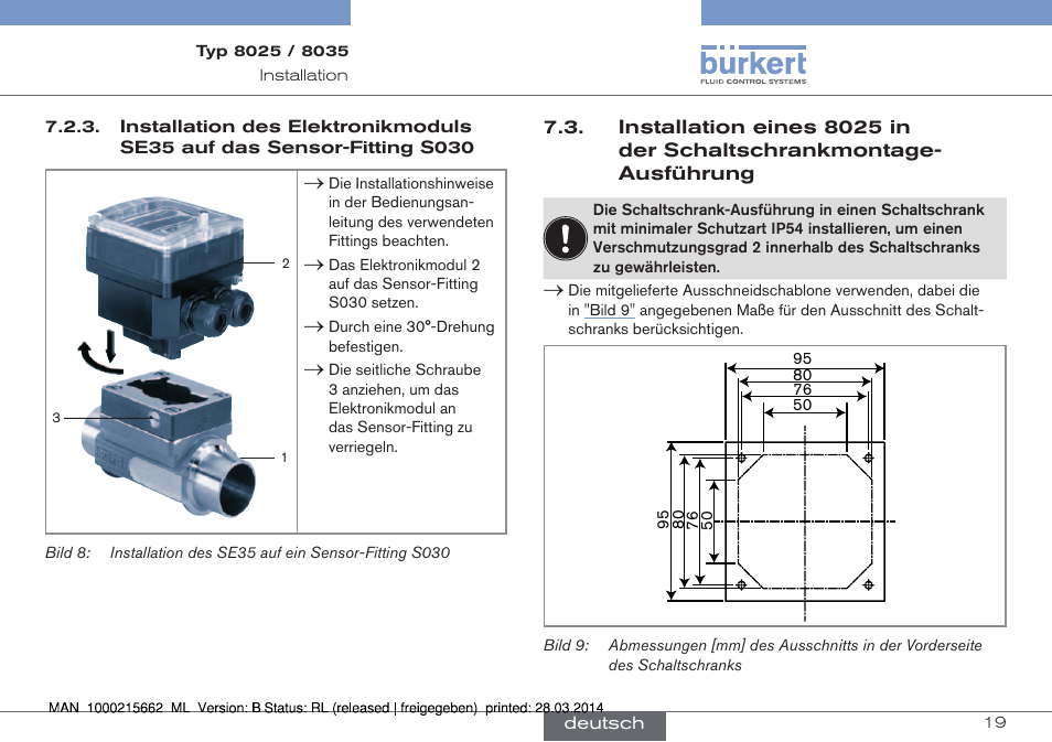 Burkert Type 8035 User Manual | Page 75 / 174