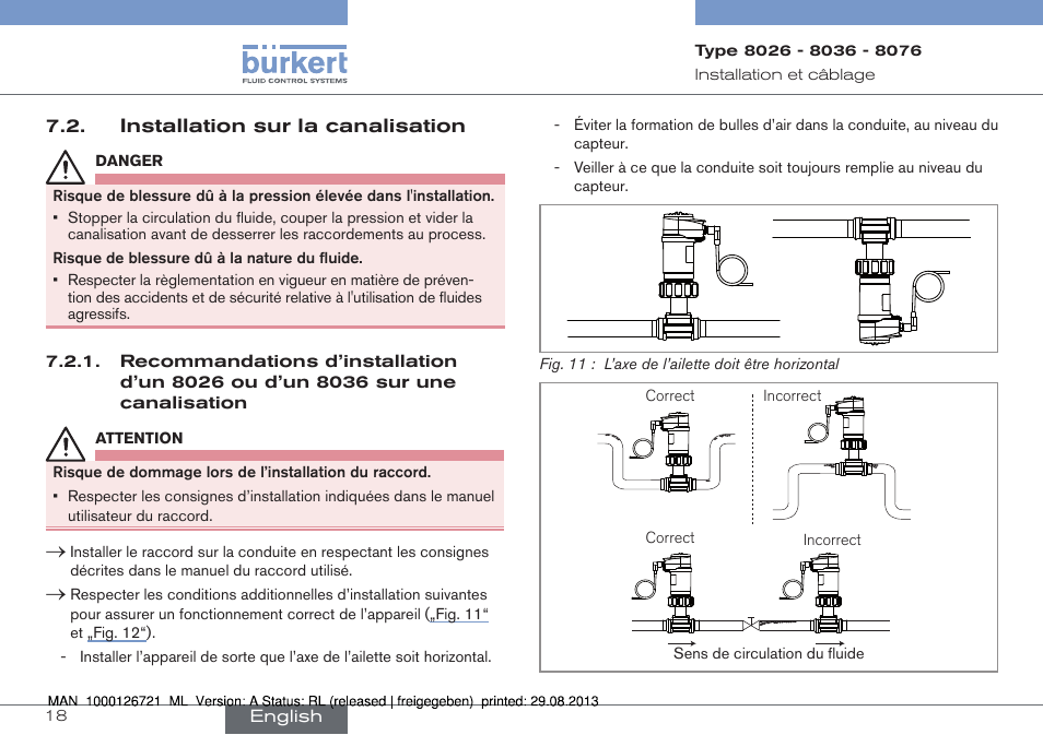 Burkert Type 8076 User Manual | Page 102 / 128