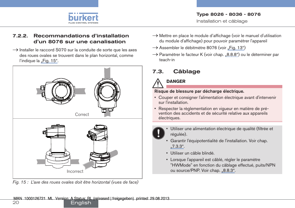 Burkert Type 8076 User Manual | Page 104 / 128