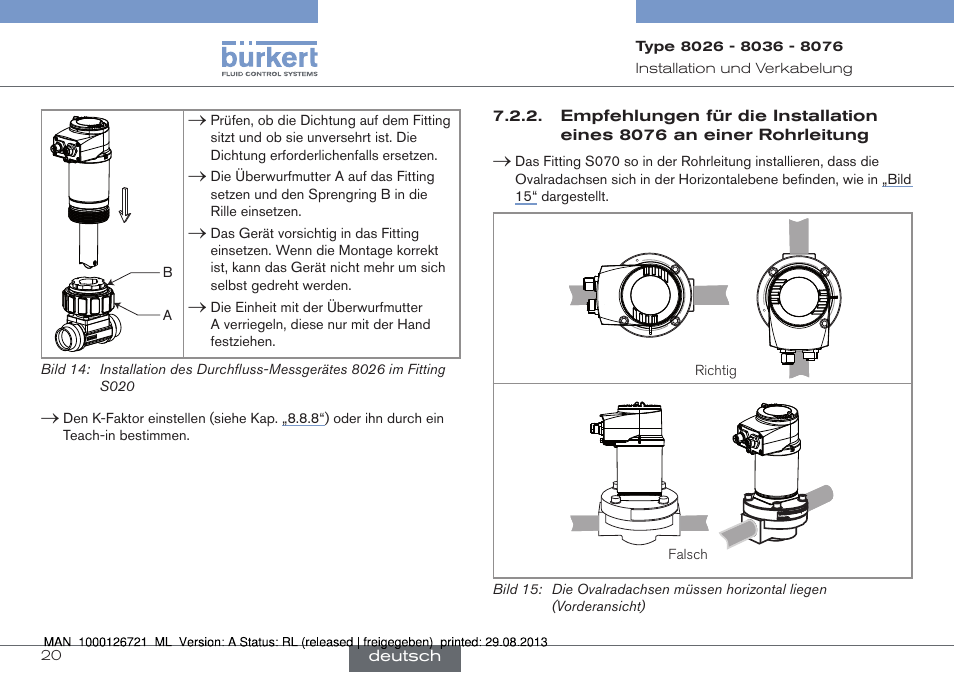 Burkert Type 8076 User Manual | Page 62 / 128