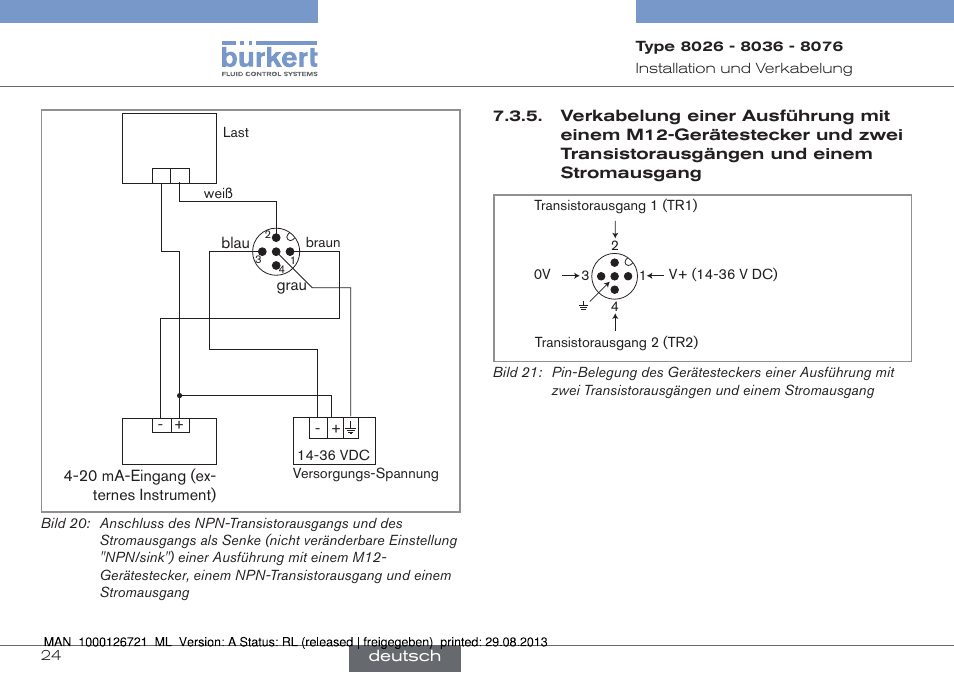 Burkert Type 8076 User Manual | Page 66 / 128