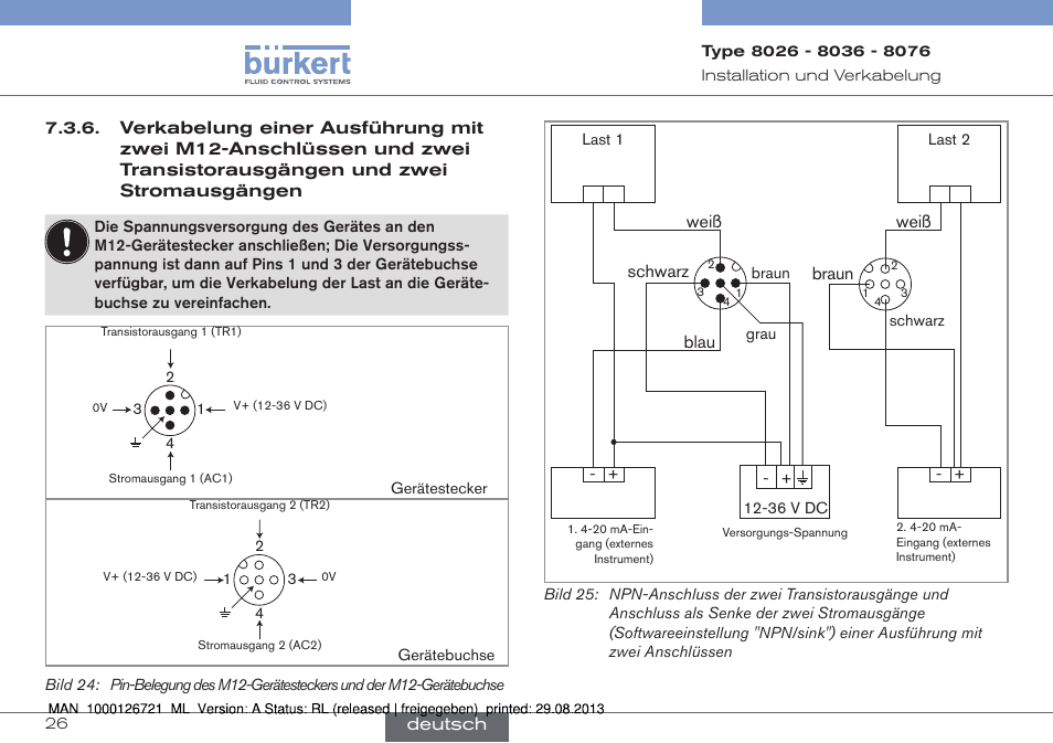 Burkert Type 8076 User Manual | Page 68 / 128