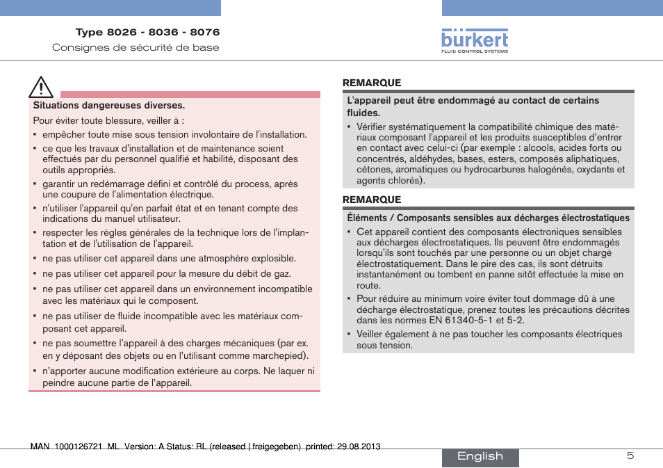 Burkert Type 8076 User Manual | Page 89 / 128