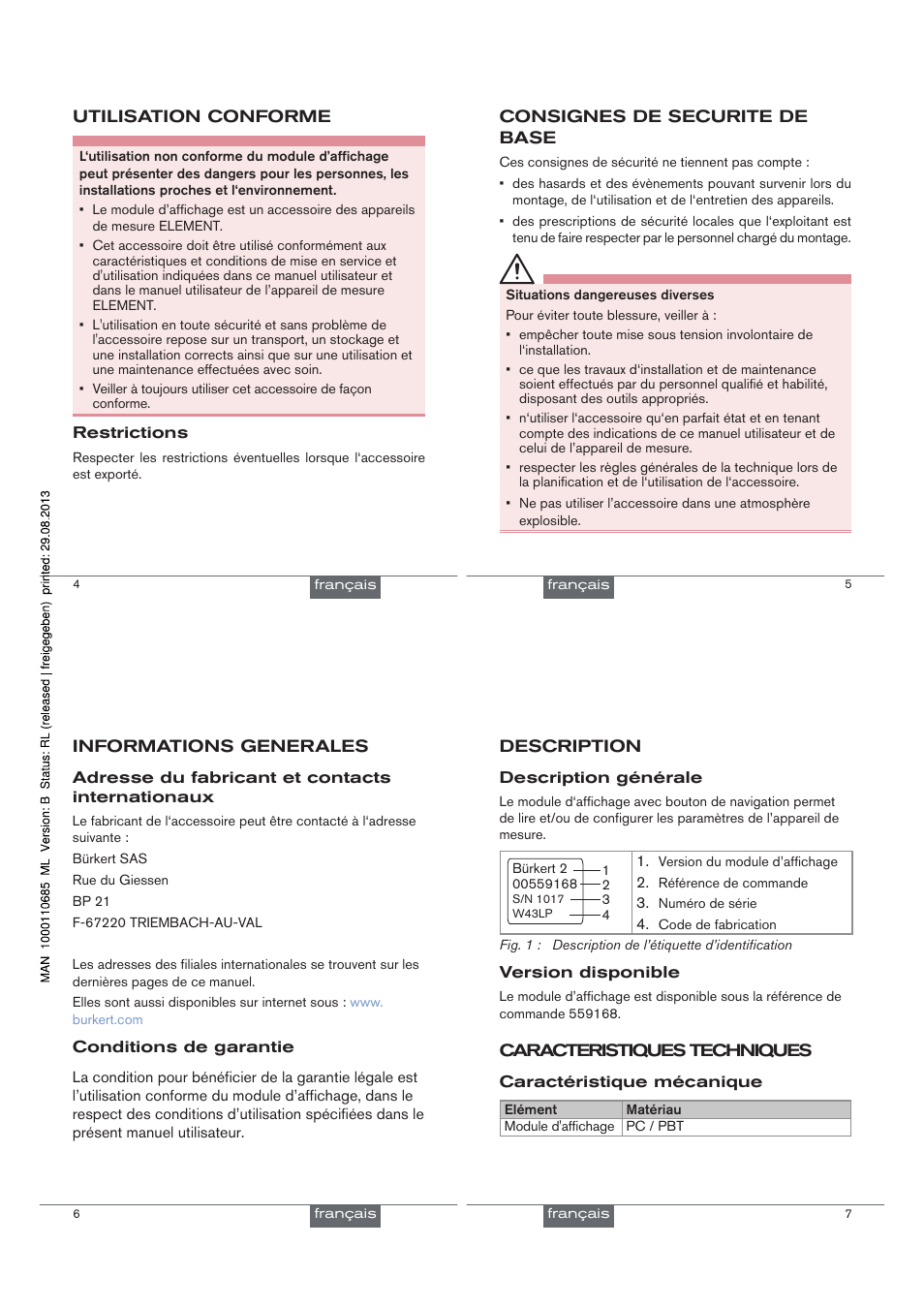 Burkert Type 8222 User Manual | Page 10 / 13