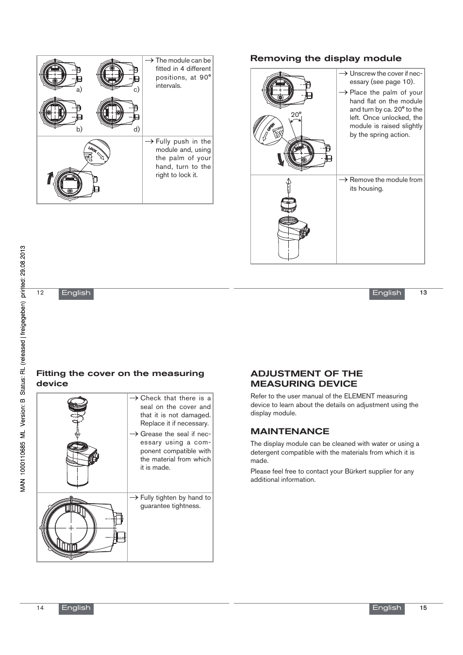 Burkert Type 8222 User Manual | Page 4 / 13