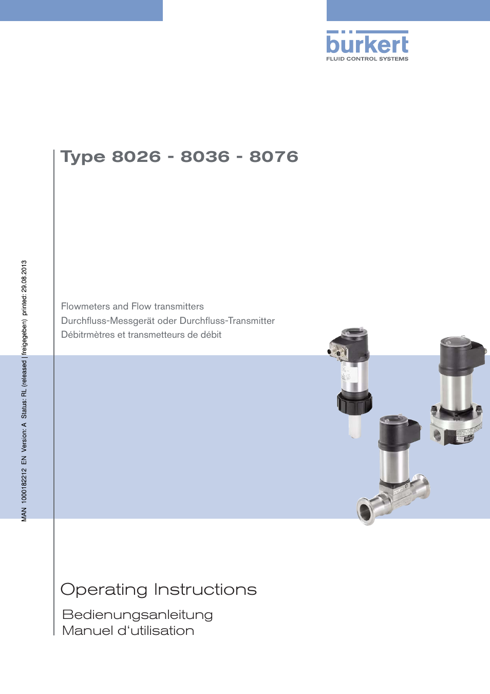 Burkert Type 8076 User Manual | 72 pages