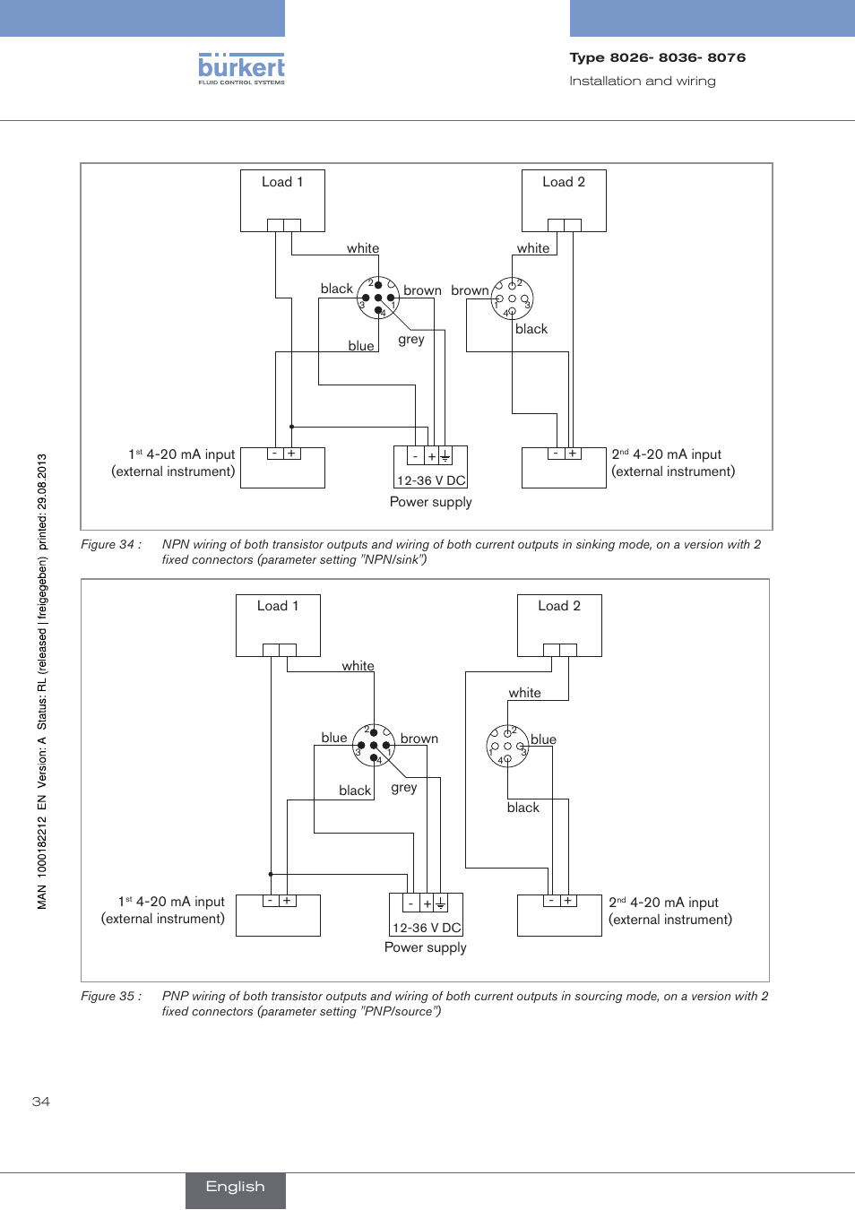 Burkert Type 8076 User Manual | Page 36 / 72