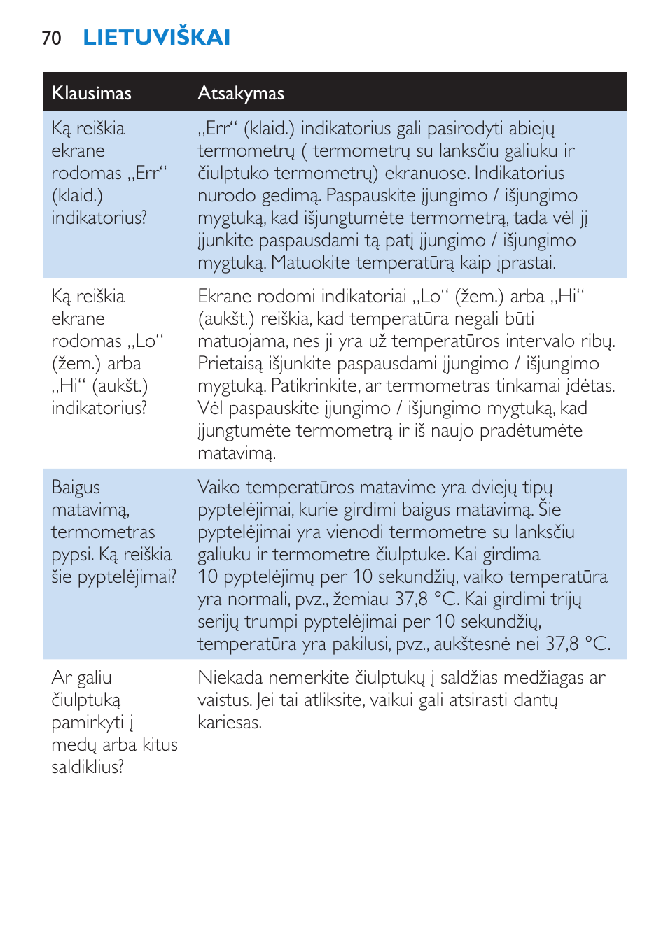 Philips SCH540 User Manual | Page 70 / 144