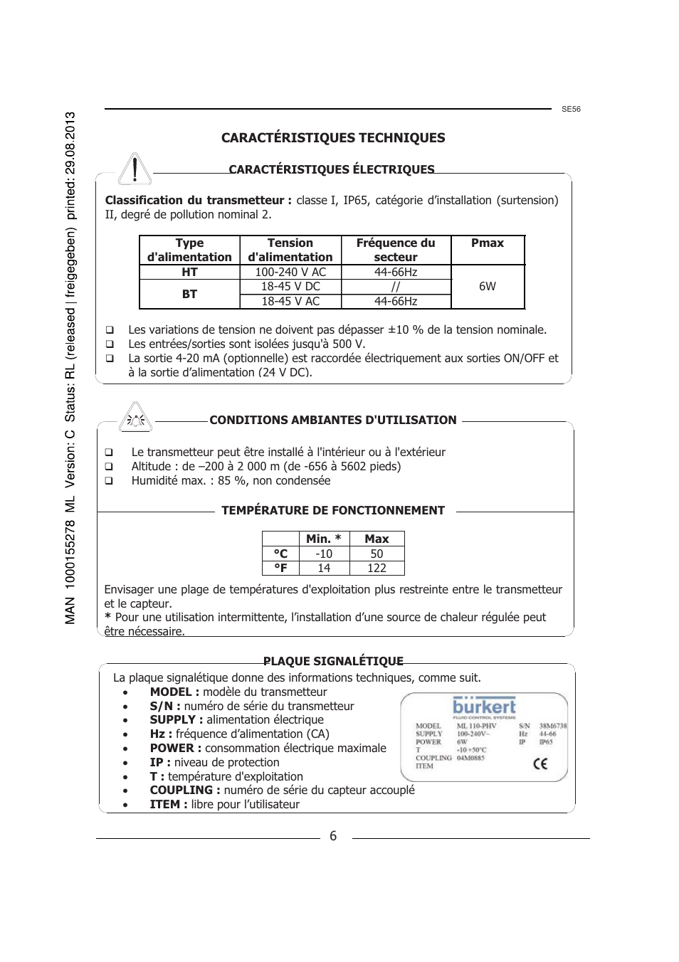 Burkert Type 8056 User Manual | Page 70 / 96