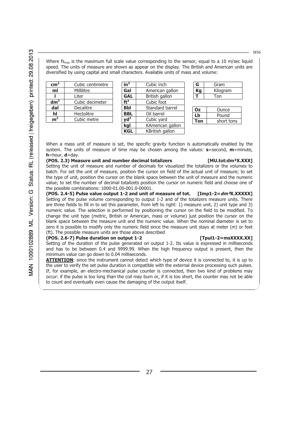 Burkert Type 8056 User Manual | Page 27 / 108