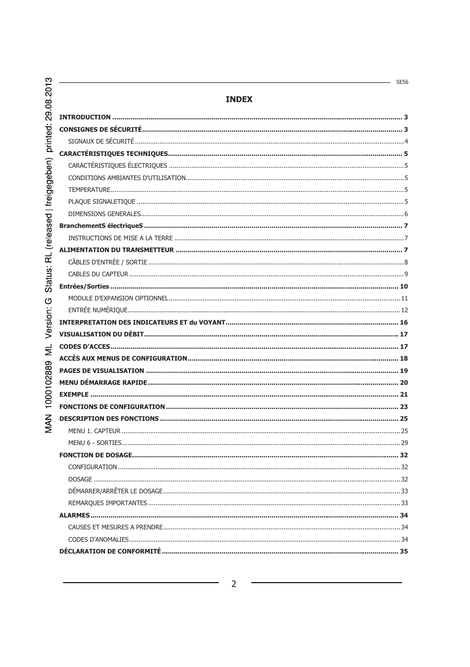 Index | Burkert Type 8056 User Manual | Page 74 / 108