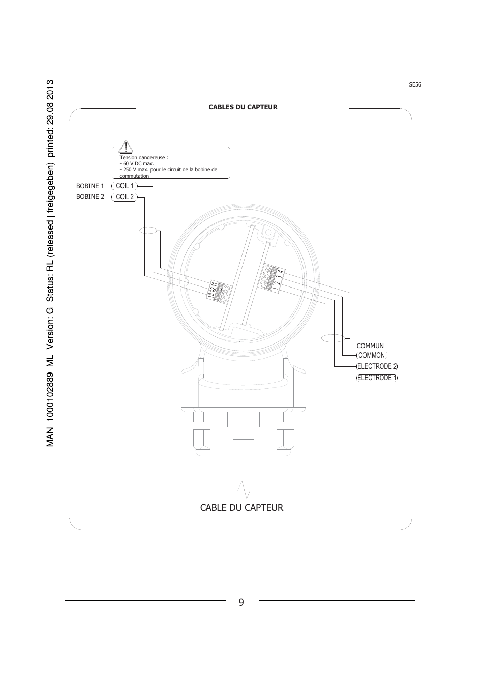 Cables from sensor | Burkert Type 8056 User Manual | Page 81 / 108