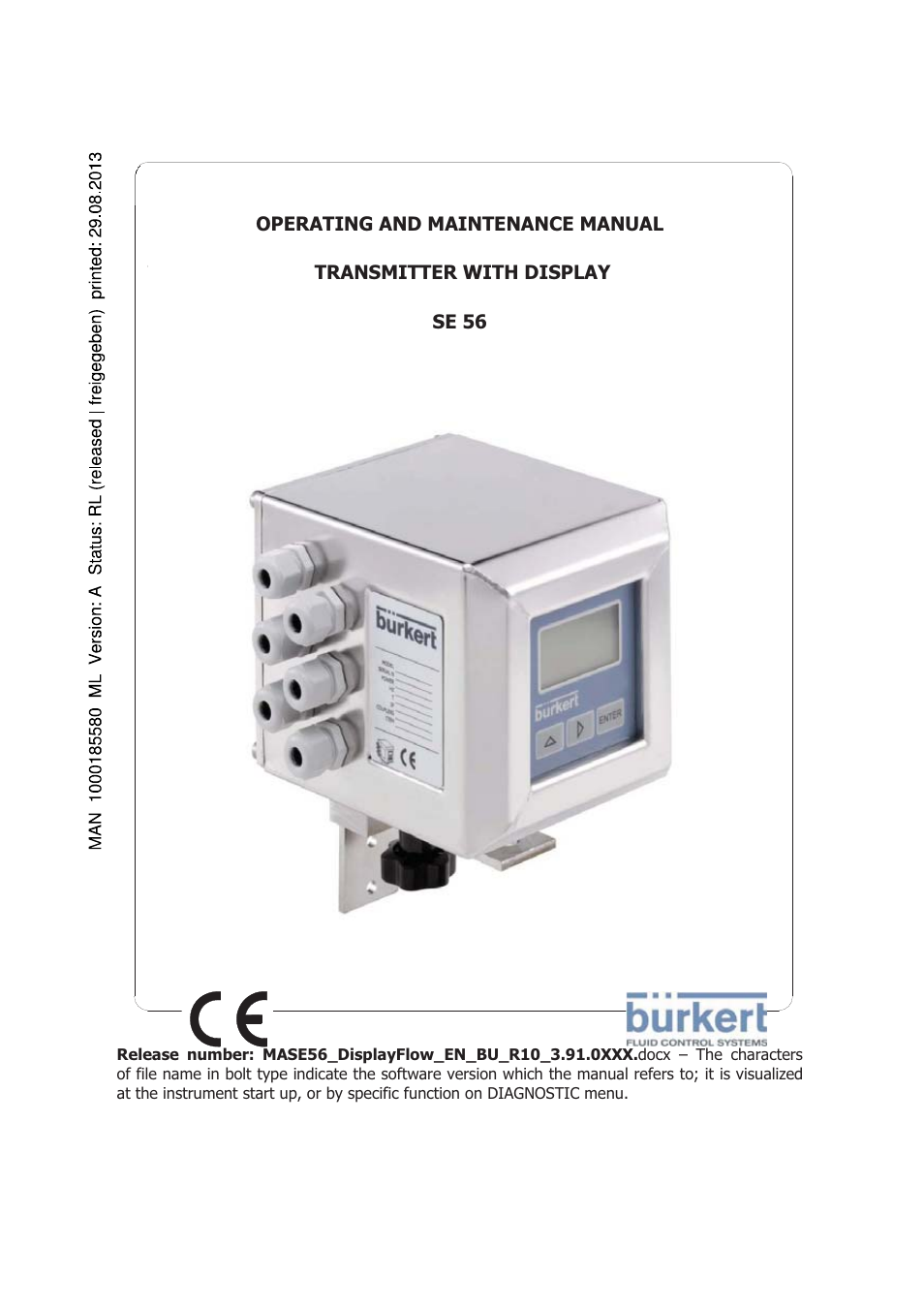 Burkert Type 8056 User Manual | 125 pages