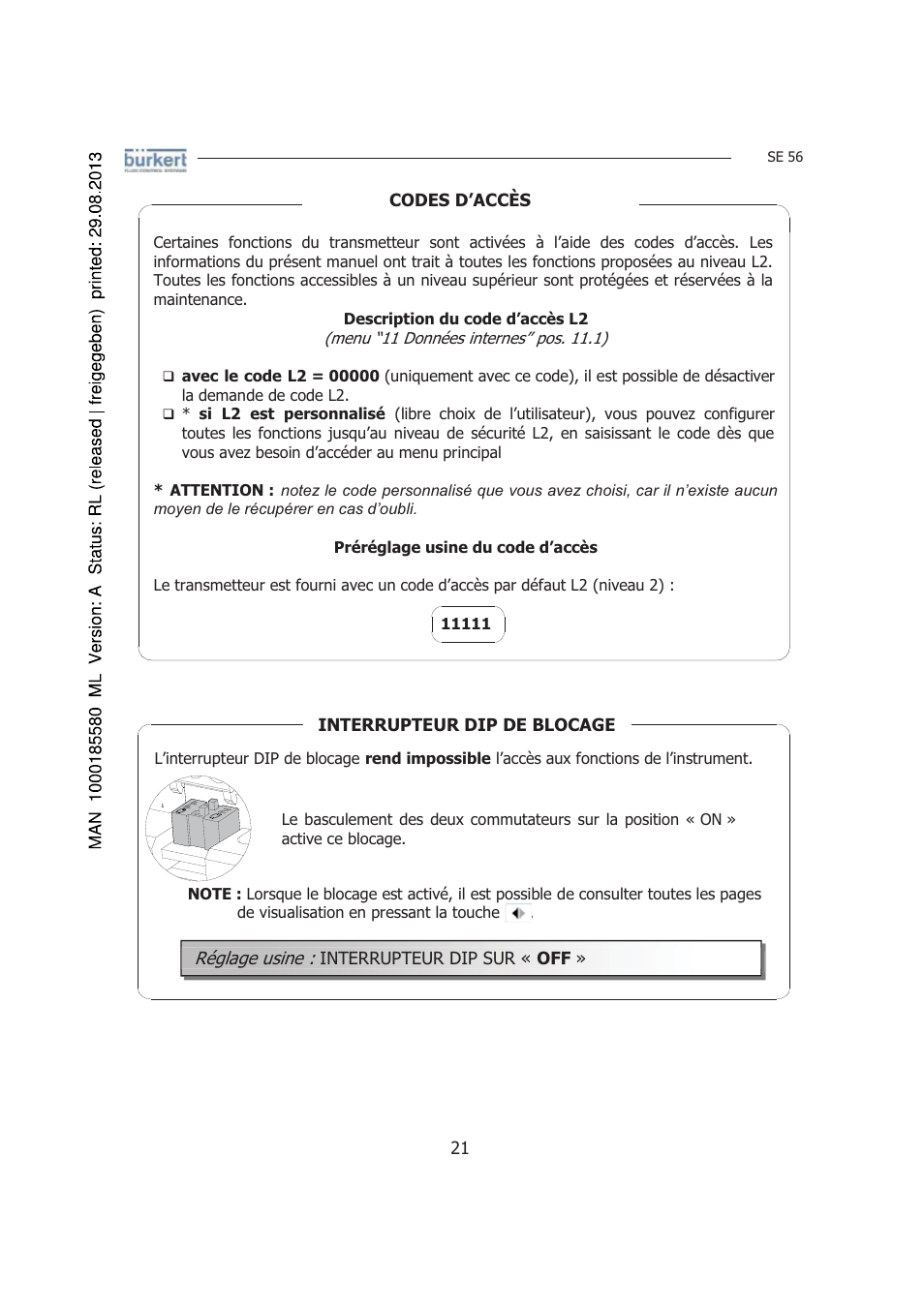 Burkert Type 8056 User Manual | Page 105 / 125