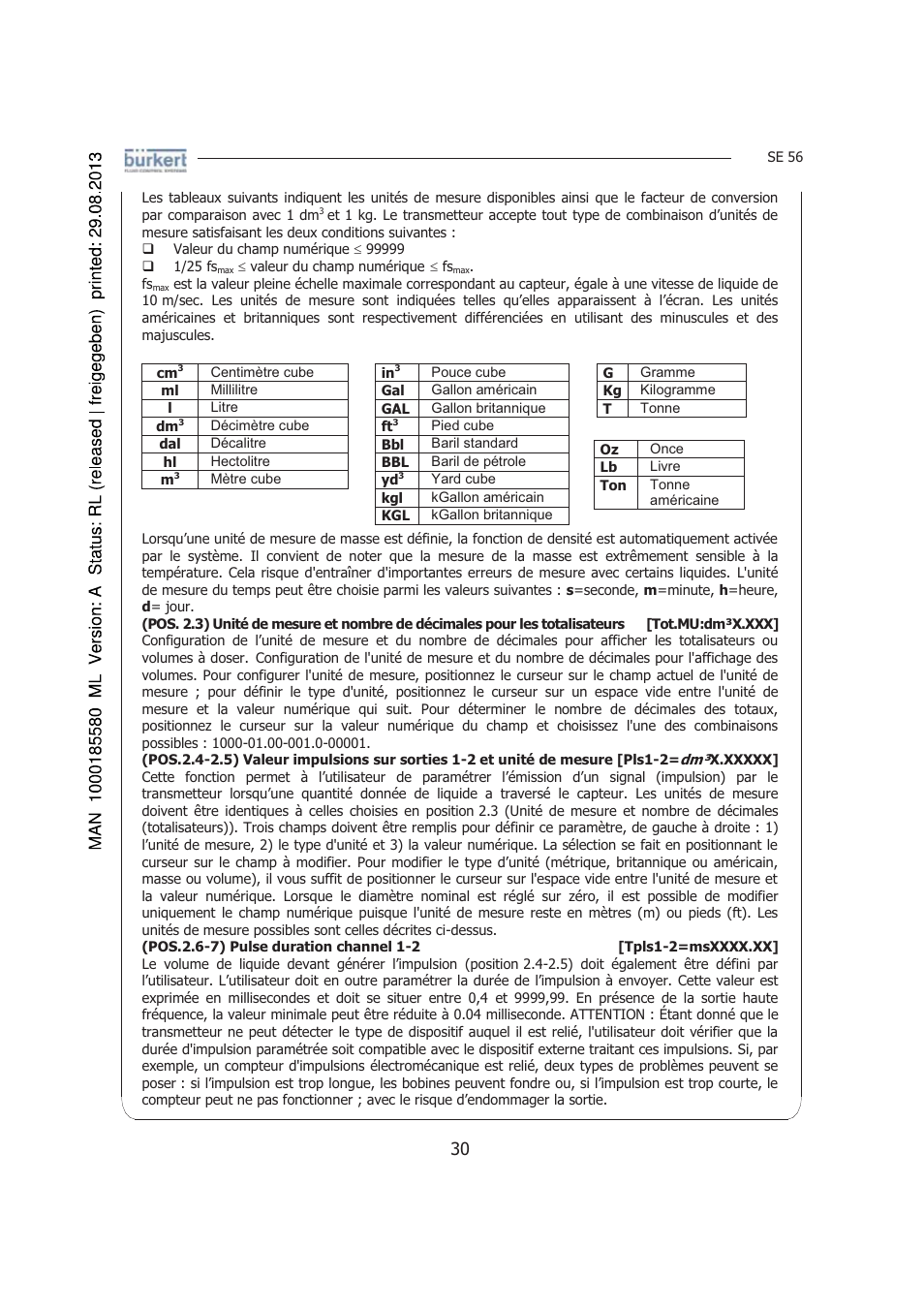 Burkert Type 8056 User Manual | Page 114 / 125