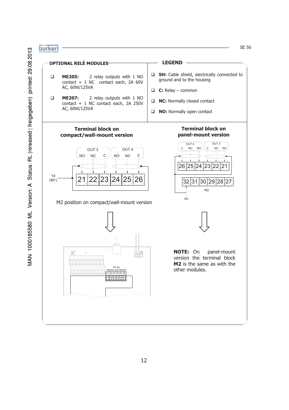 Burkert Type 8056 User Manual | Page 12 / 125