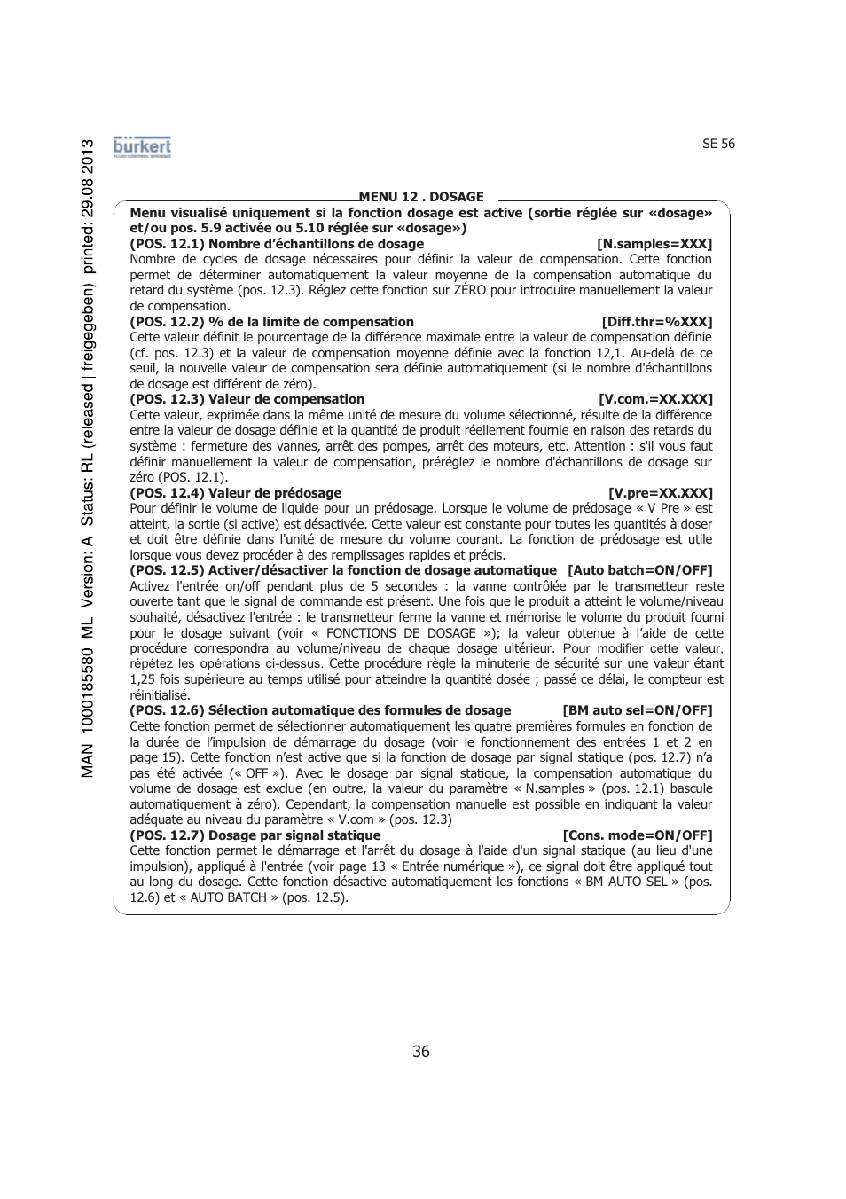 Burkert Type 8056 User Manual | Page 120 / 125