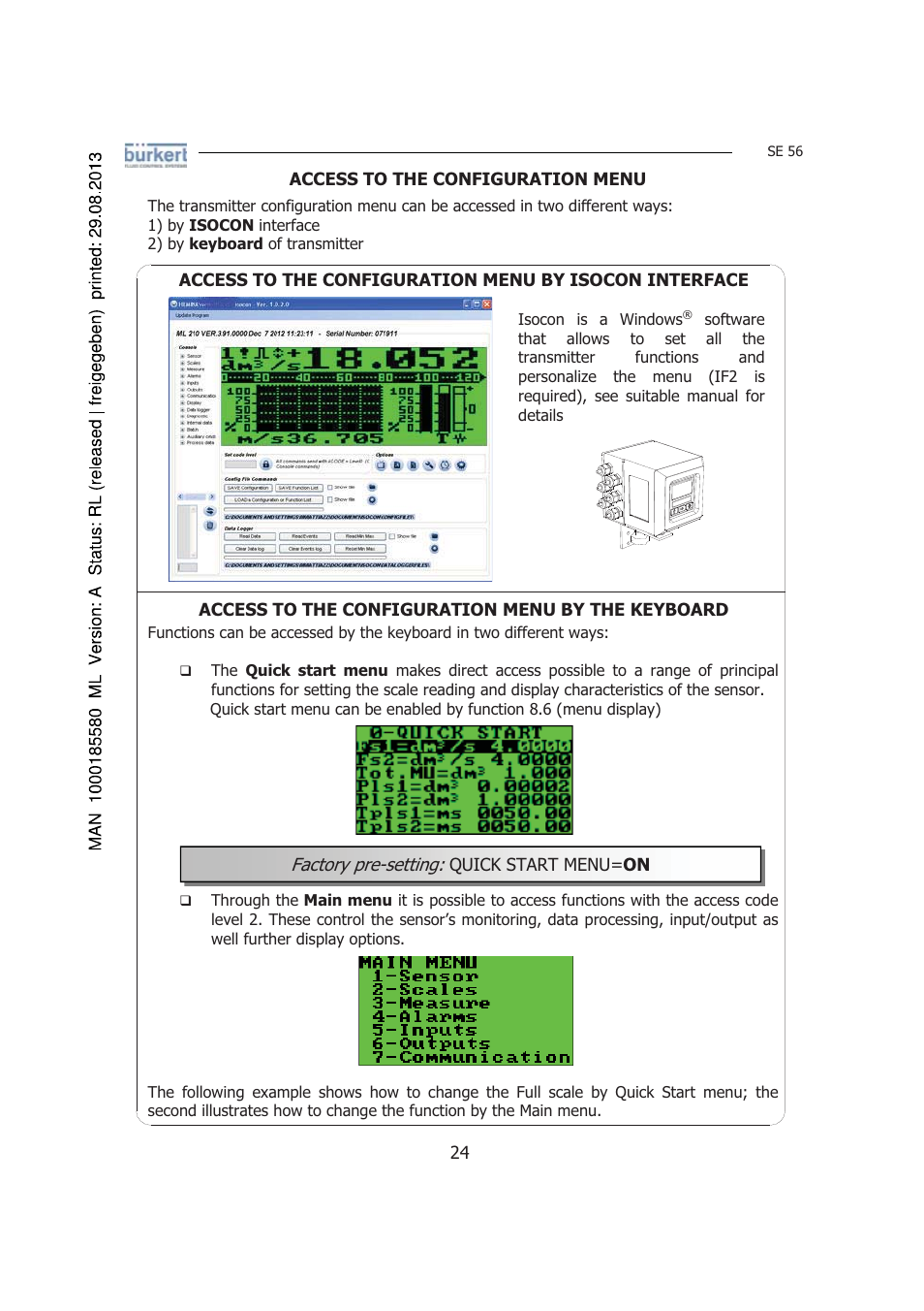 Burkert Type 8056 User Manual | Page 24 / 125