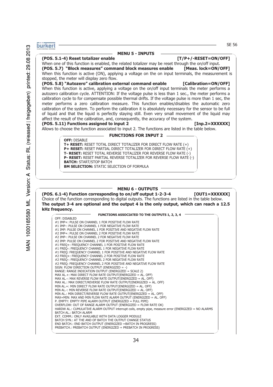 Burkert Type 8056 User Manual | Page 34 / 125