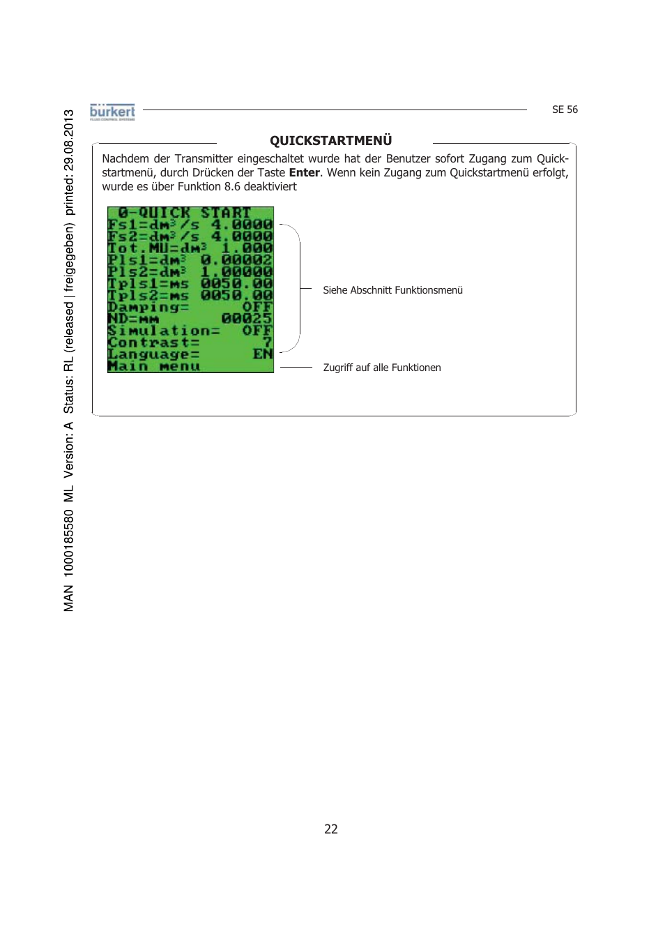 Burkert Type 8056 User Manual | Page 64 / 125