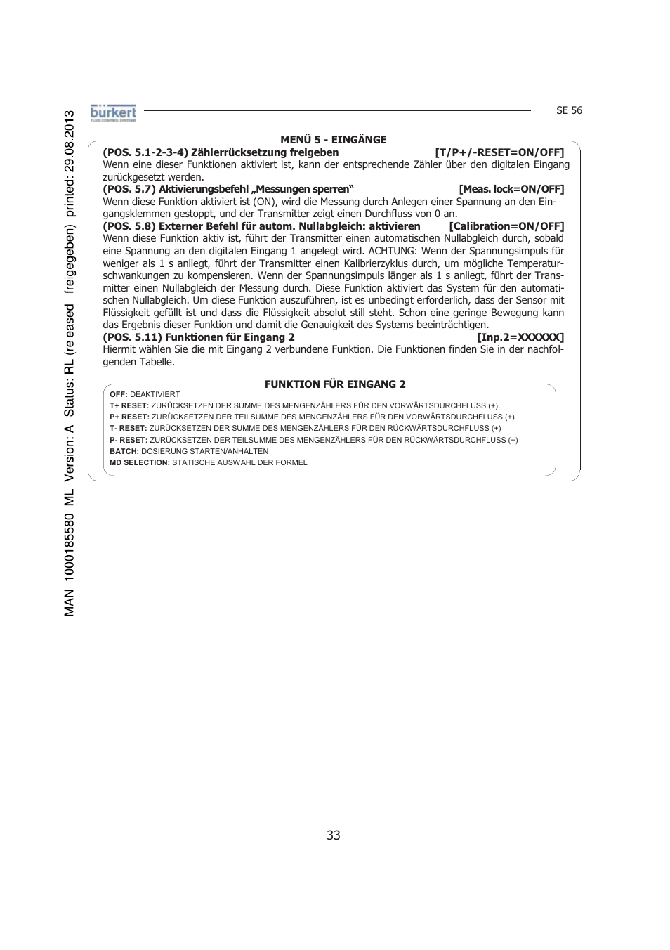 Burkert Type 8056 User Manual | Page 75 / 125