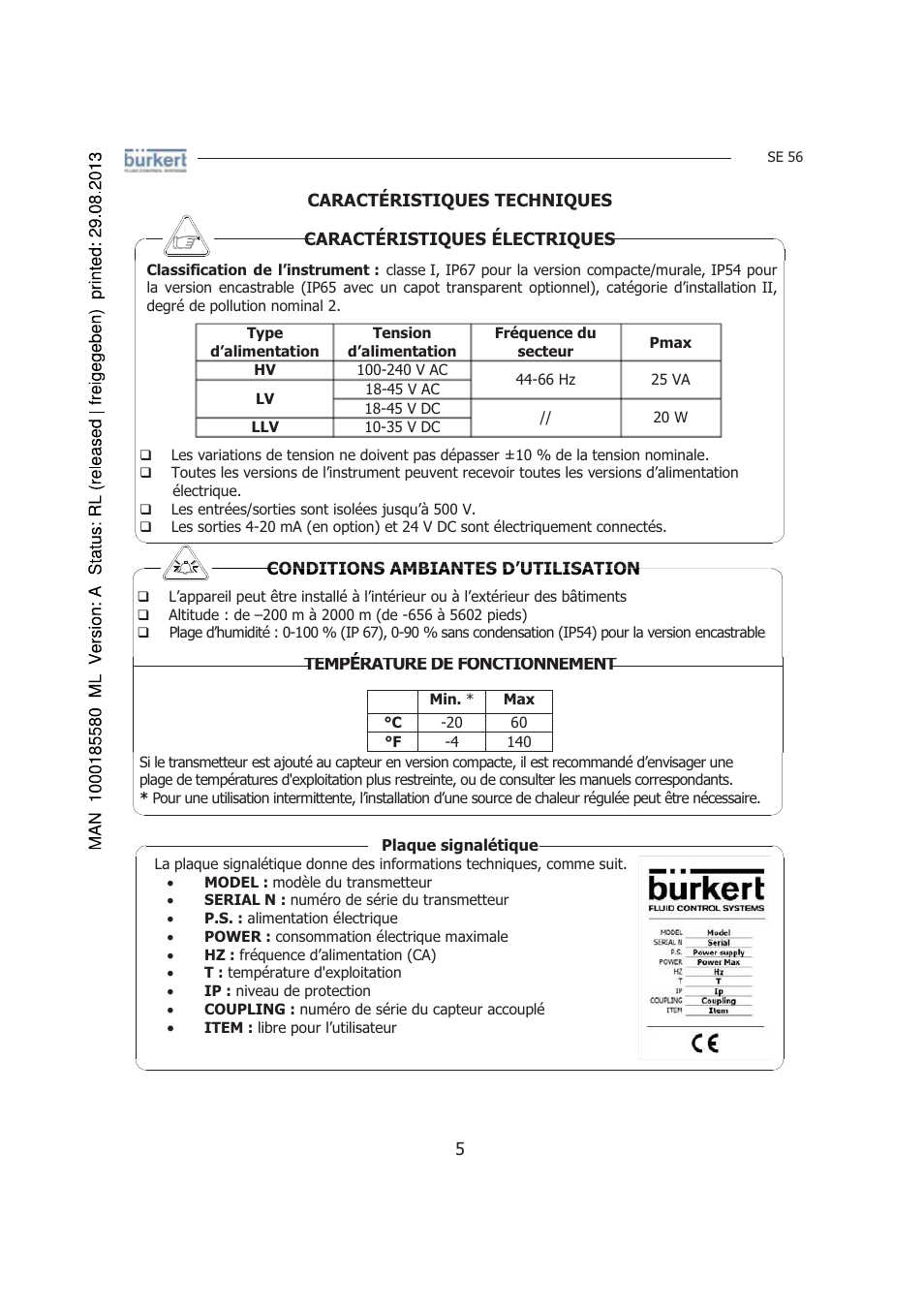 Burkert Type 8056 User Manual | Page 89 / 125