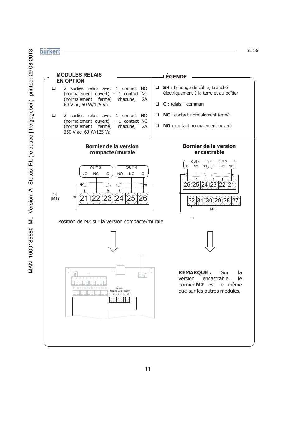 Légende | Burkert Type 8056 User Manual | Page 95 / 125