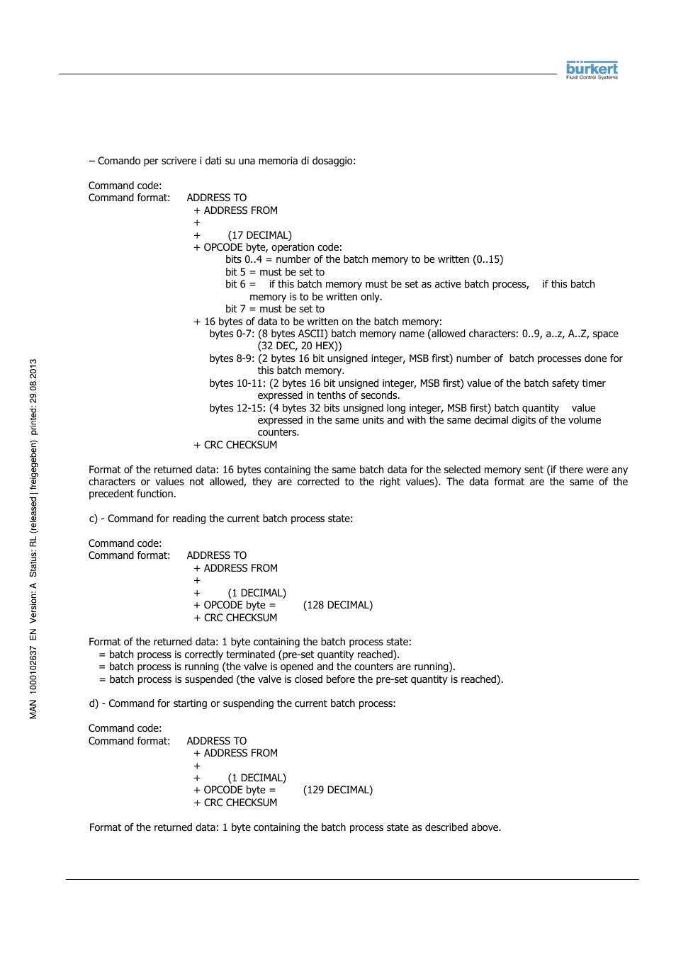 Burkert Type 8056 User Manual | Page 19 / 104