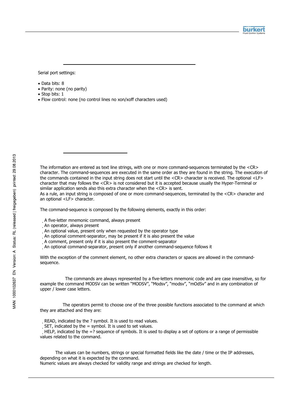 Burkert Type 8056 User Manual | Page 21 / 104