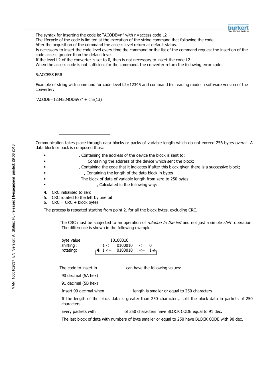 Burkert Type 8056 User Manual | Page 23 / 104