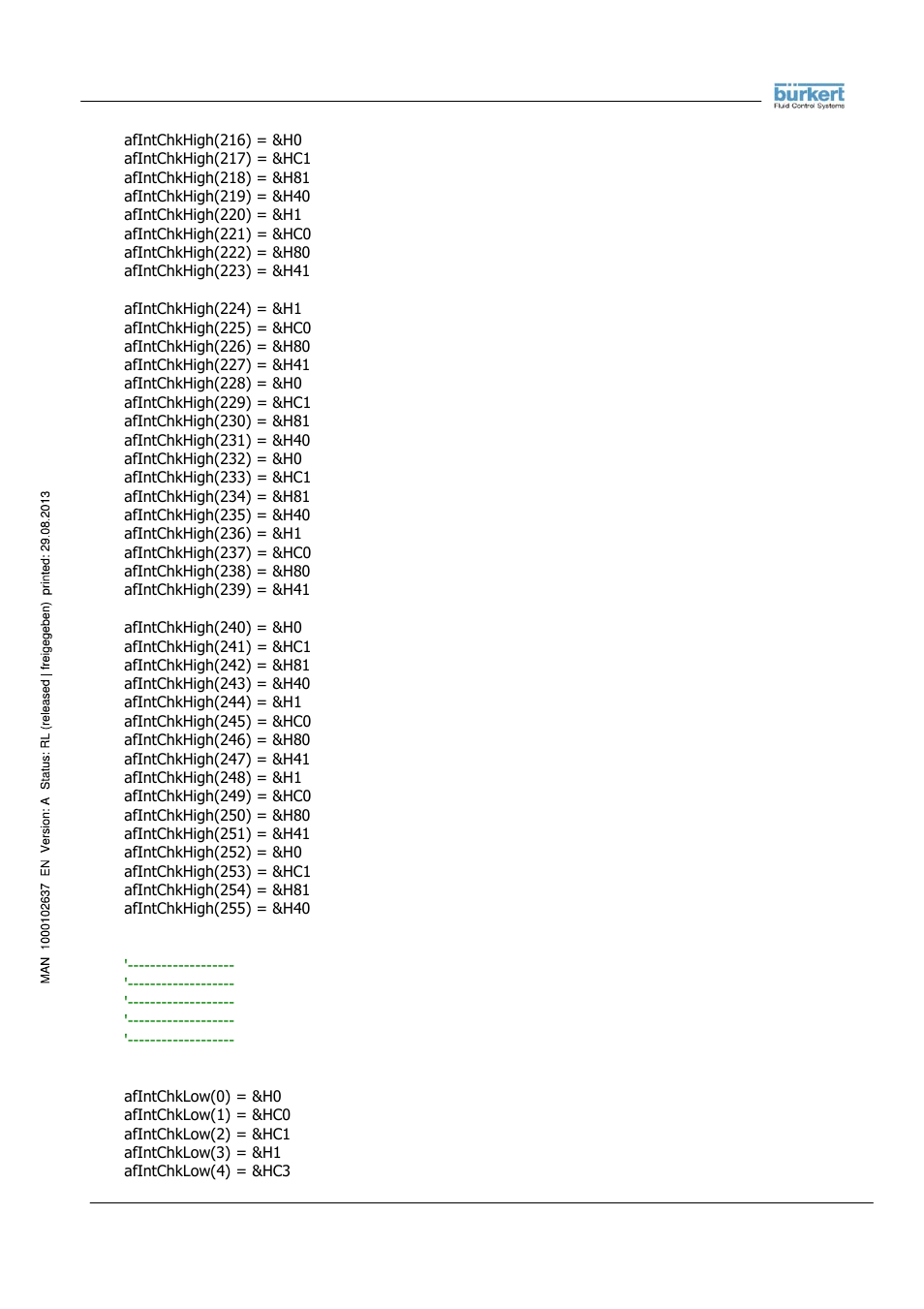 Burkert Type 8056 User Manual | Page 85 / 104