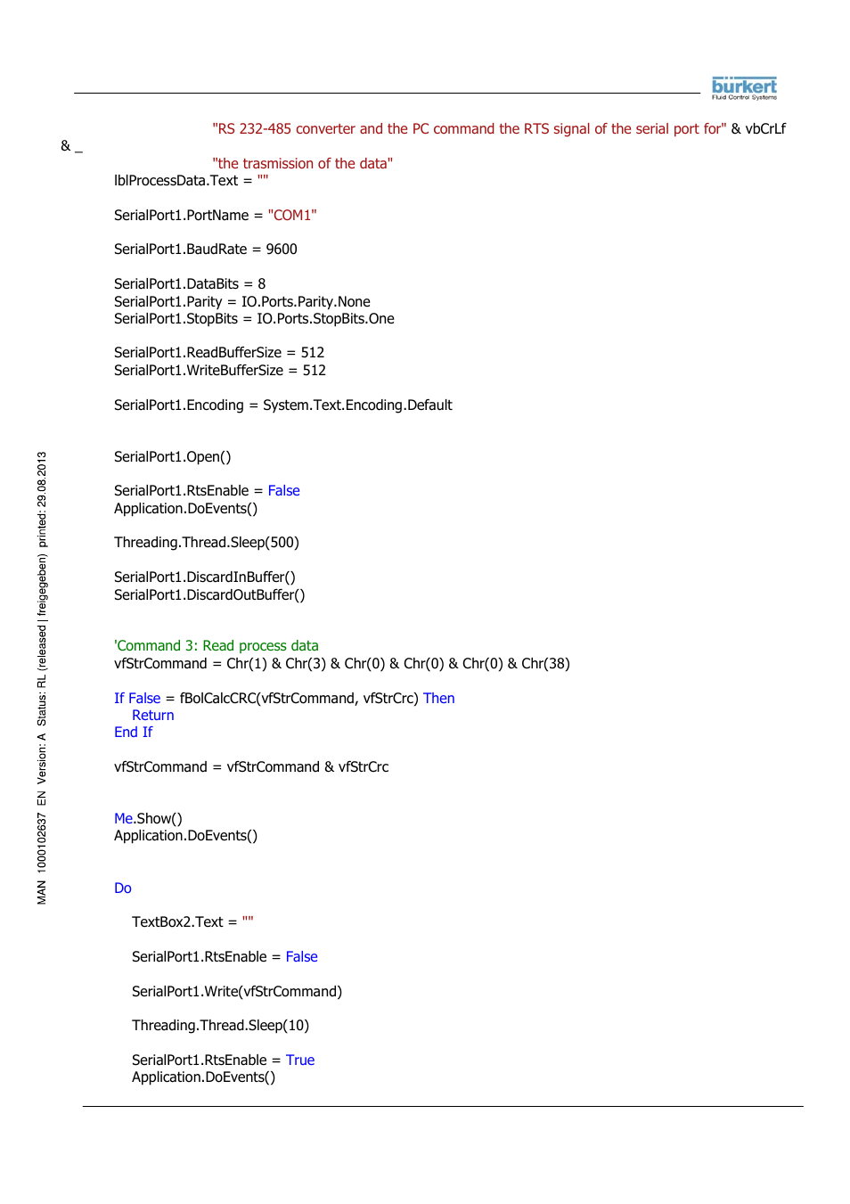 Burkert Type 8056 User Manual | Page 91 / 104