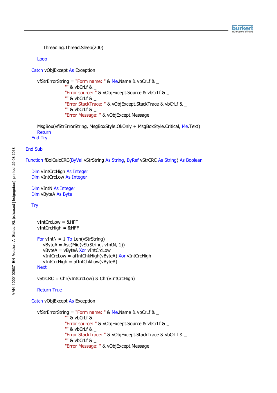 Burkert Type 8056 User Manual | Page 92 / 104