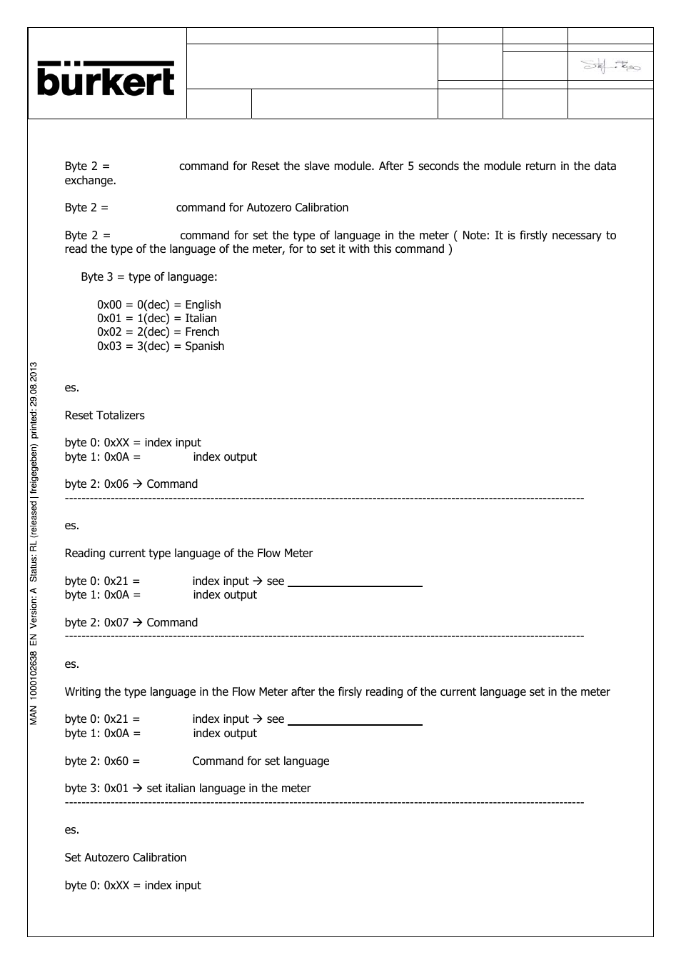 Burkert Type SE56 User Manual | Page 25 / 52