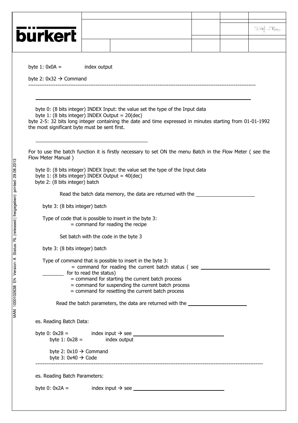Burkert Type SE56 User Manual | Page 26 / 52