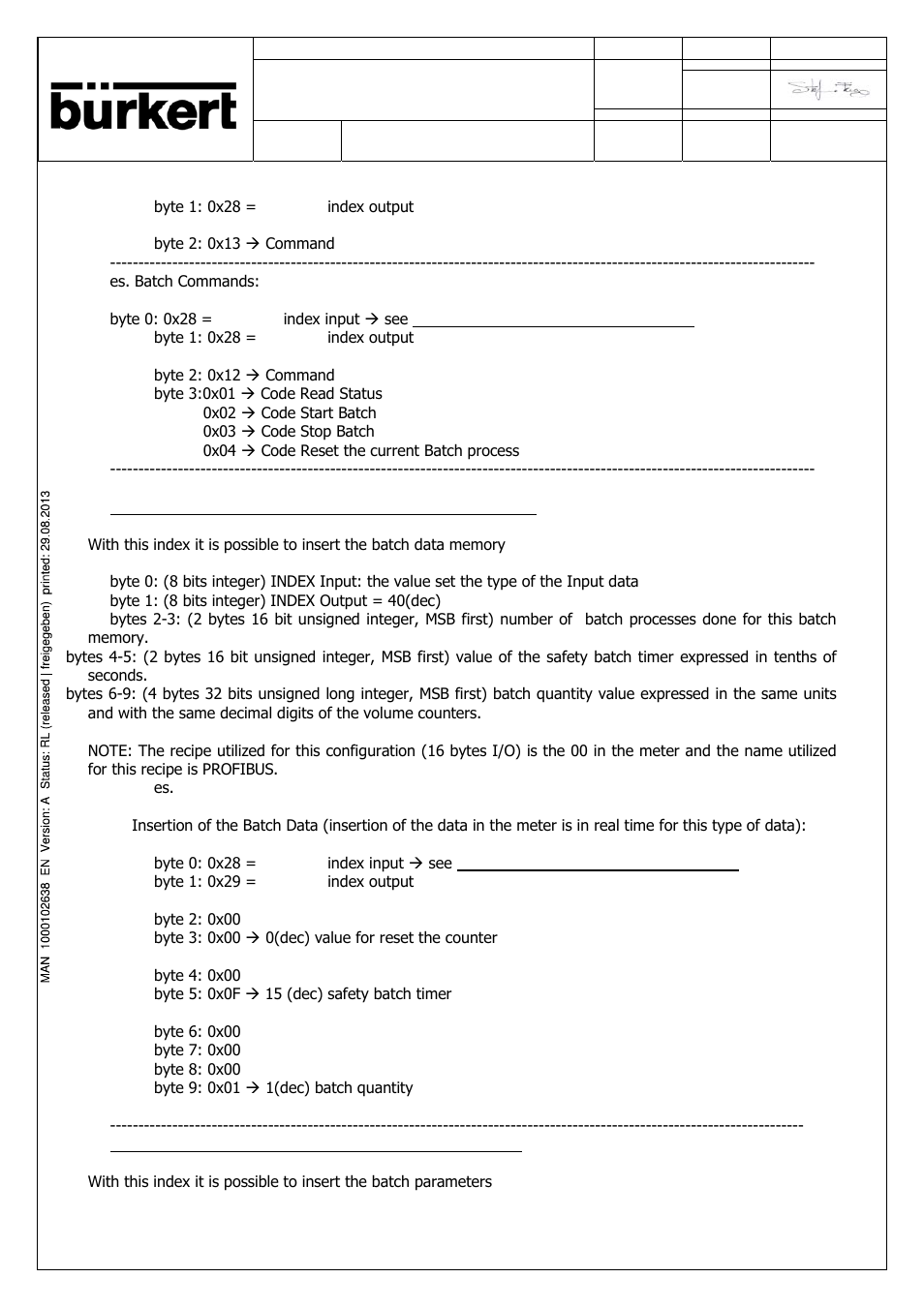 Burkert Type SE56 User Manual | Page 27 / 52