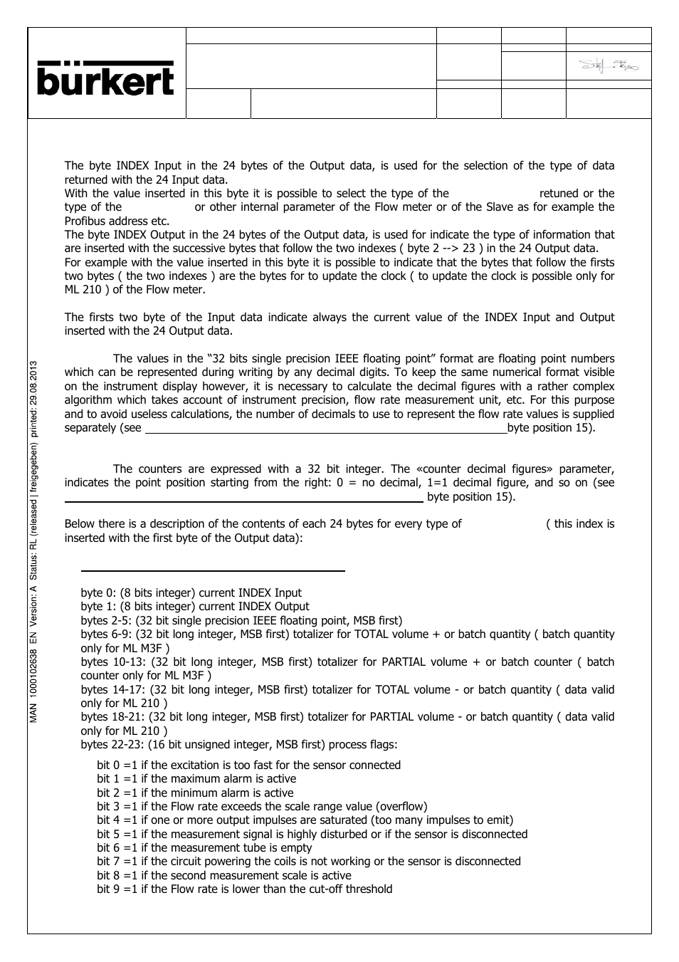 Burkert Type SE56 User Manual | Page 29 / 52