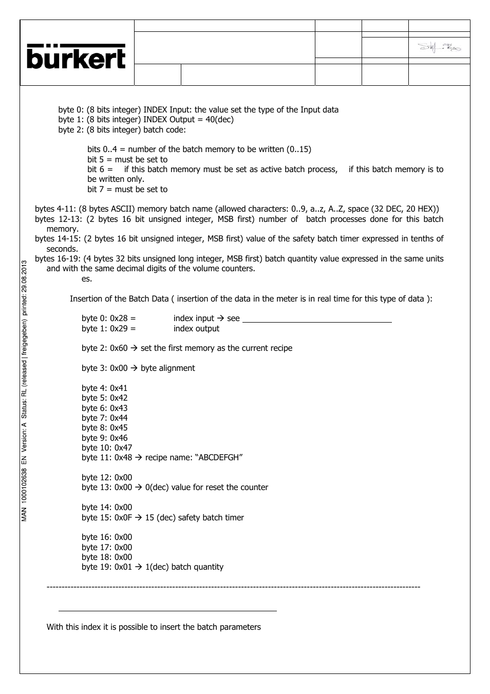 Burkert Type SE56 User Manual | Page 40 / 52
