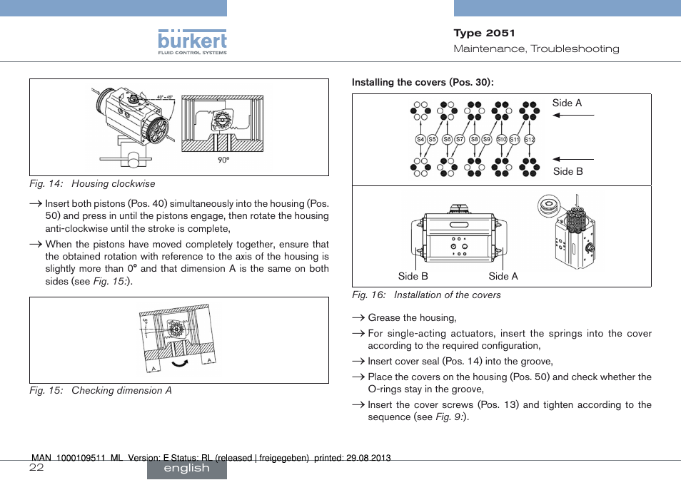 Burkert Type 2051 User Manual | Page 22 / 76