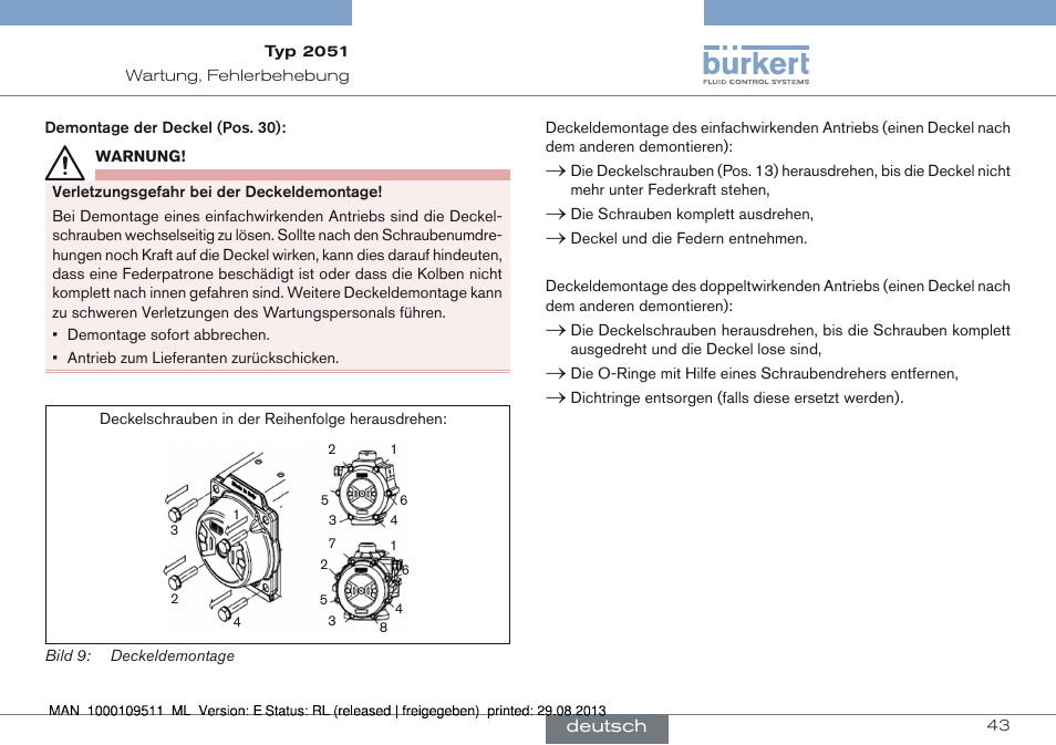 Burkert Type 2051 User Manual | Page 43 / 76