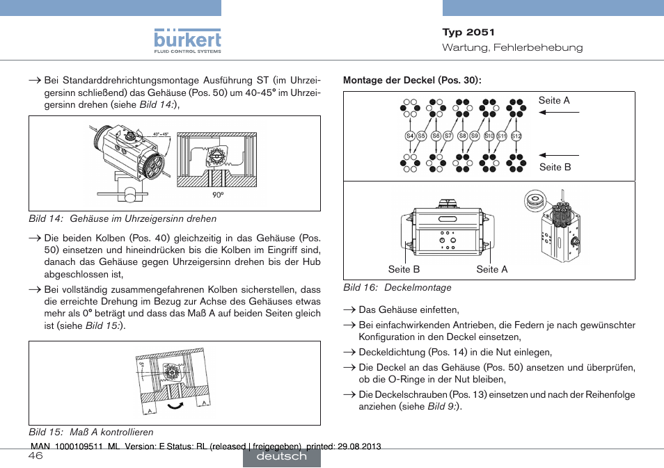 Burkert Type 2051 User Manual | Page 46 / 76