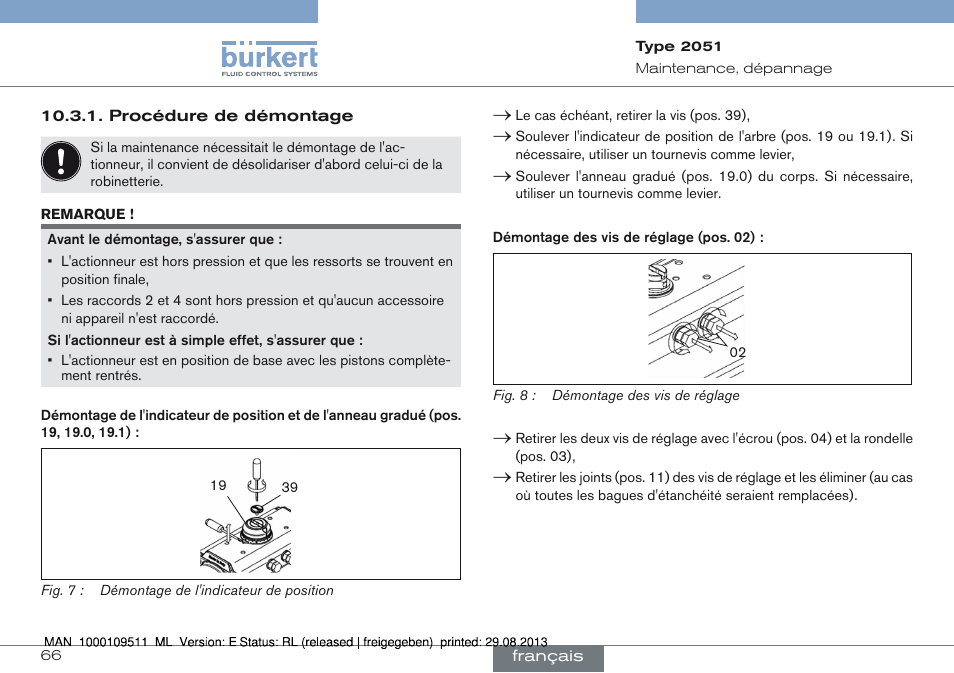 Burkert Type 2051 User Manual | Page 66 / 76