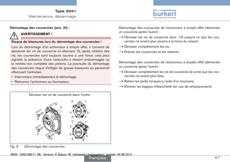 Burkert Type 2051 User Manual | Page 67 / 76