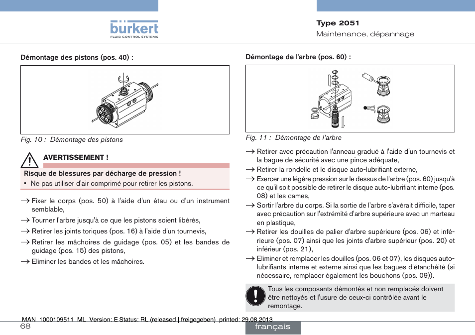 Burkert Type 2051 User Manual | Page 68 / 76